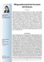 Pflegewiderstand bei Personen mit Demenz