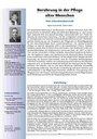 Berührung in der Pflege alter Menschen.Eine Literaturübersicht