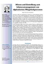 Wissen und Einstellung zum Schmerzmanagement von diplomierten Pflegefachpersonen