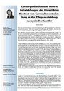 Lernorganisation und neuere Entwicklungen der Didaktik im Kontext von Curriculumentwicklung in der Pflegeausbildung europäischer Länder
