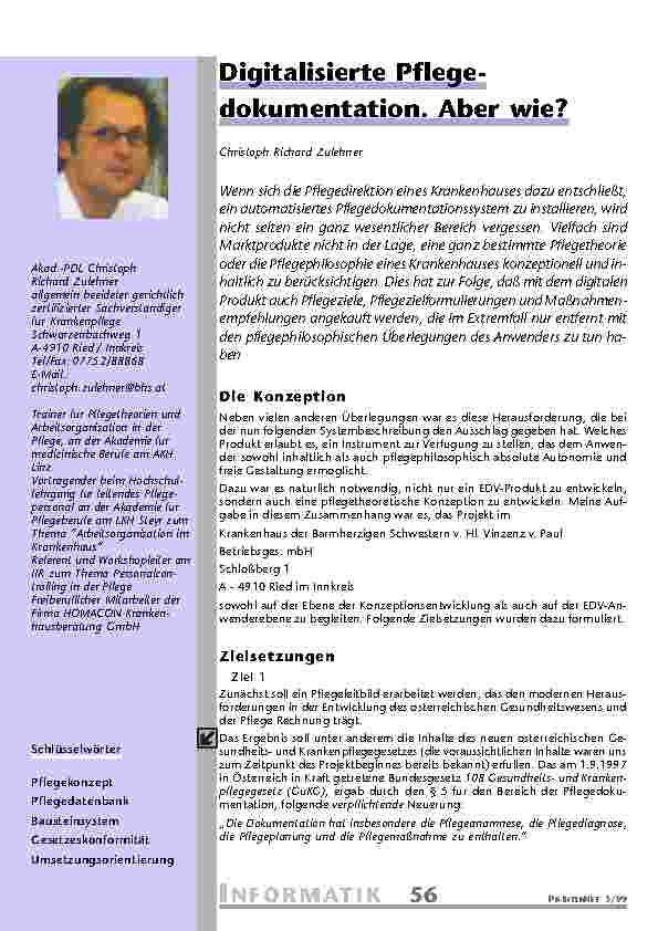 [doc_201086] Digitalisierte Pflege-dokumentation. Aber wie?