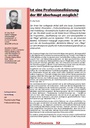 Ist eine Professionalisierung der IBF überhaupt möglich?