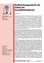Qualitätsmanagement für die Schulen der Gesundheitsfachberufe
