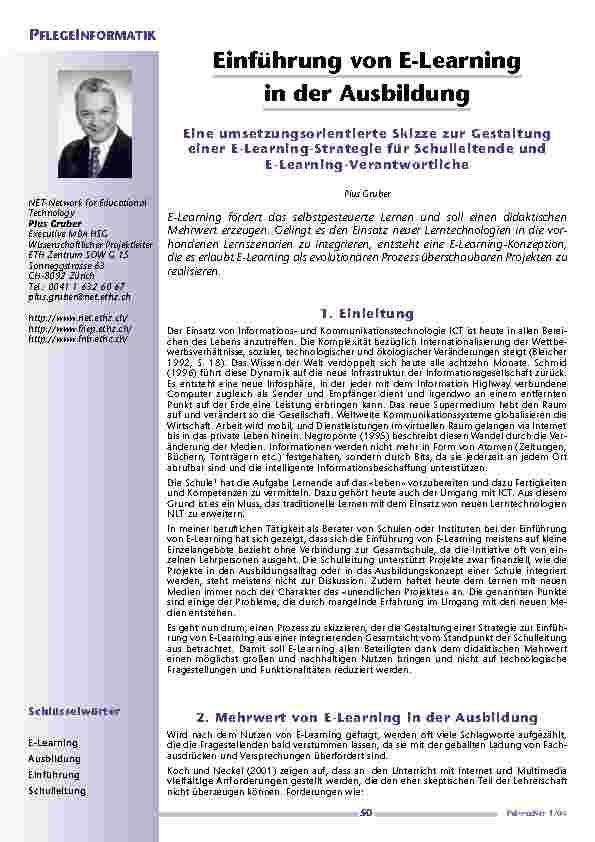 [doc_200686] Einführung von E-Learningin der Ausbildung