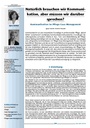 Natürlich brauchen wir Kommunikation, aber müssen wir darübersprechen?
