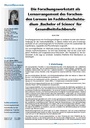 Die Forschungswerkstatt alsLernarrangement des forschendenLernens im Fachhochschulstudium‚Bachelor of Science’ fürGesundheitsfachberufe