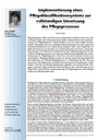 Implementierung eines Pflegeklassifikationssystems zur vollständigen Umsetzung des Pflegeprozesses