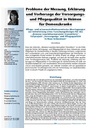 Probleme der Messung, Erklärung und Vorhersage der Versorgungsund Pflegequalität in Heimen für Demenzkranke – Pflegeund wissenschaftstheoretische Überlegungen zur Entwicklung eines Forschungsdesigns für das „Demenz-Leuchtturmprojekt TransAltern“, Teil