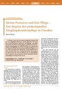 Kleine Patienten und ihre Pflege – Der Beginn der professionellen Säuglingskrankenpfl ege in Dresden