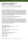 Verknüpfung von beruflicher und akademischer Pflegebildung. Hochschulen in der attraktiven Funktion als Mittler zwischen akademischer und beruflicher Bildung