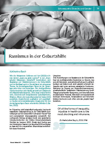 [doc_325182] Rassismus in der Geburtshilfe