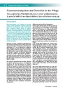 Frauenemanzipation und Diversität in der Pflege. Von ungleichen Machtstrukturen zu einer professionellen & gesellschaftlich wertgeschätzten Gesundheitsversorgung
