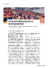 Gesundheitskompetenz in Krisenzeiten