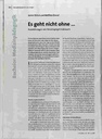 Es geht nicht ohne...
