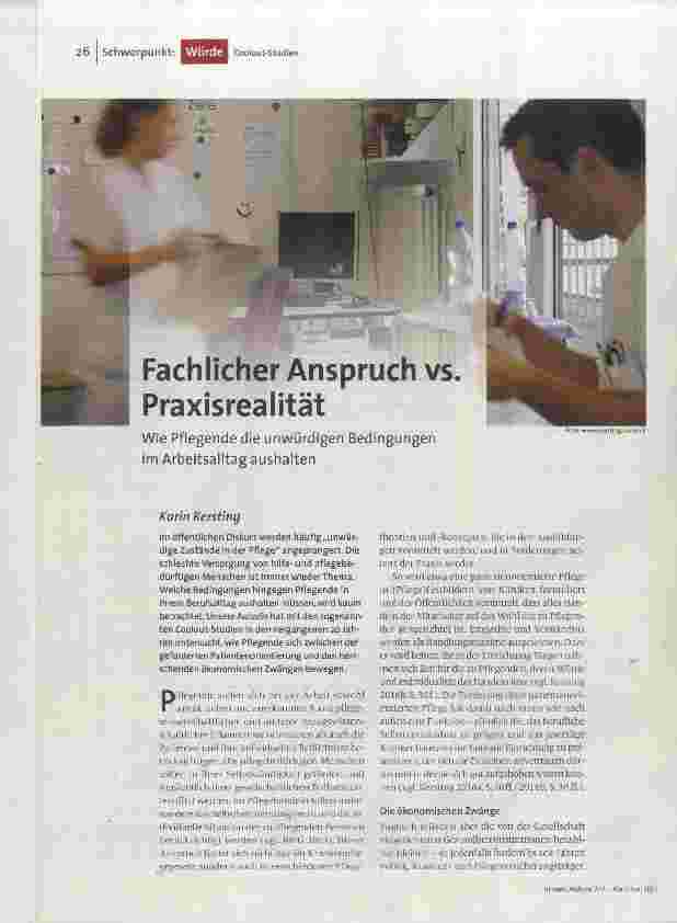 Fachlicher Anspruch vs. Praxisrealität