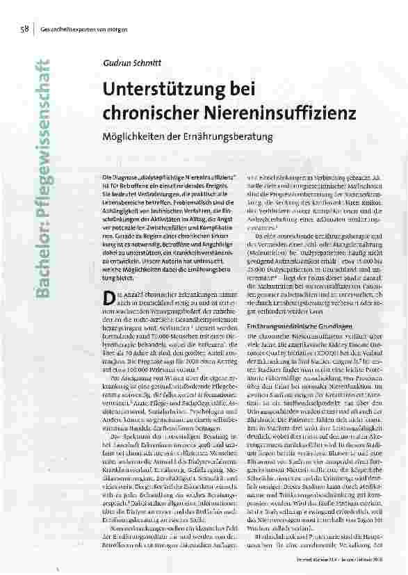 [doc_164299] Unterstützung bei chronischer Niereninsuffizienz