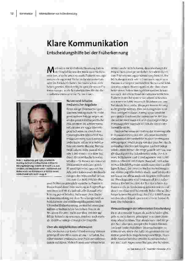 Klare Kommunikation