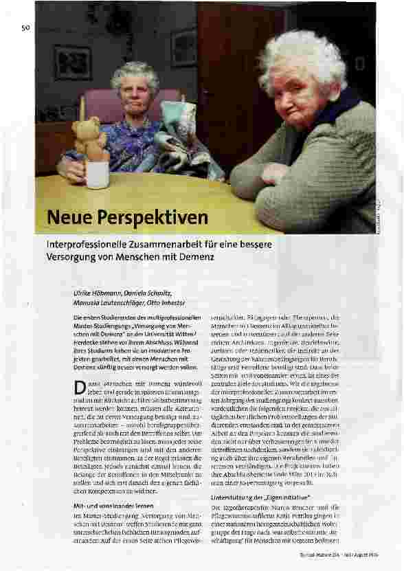 Neue Perspektiven