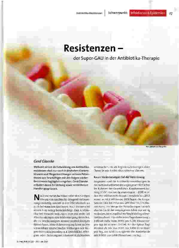 [doc_158797] Resistenzen - der Super-GAU in der Antibiotika-Therapie