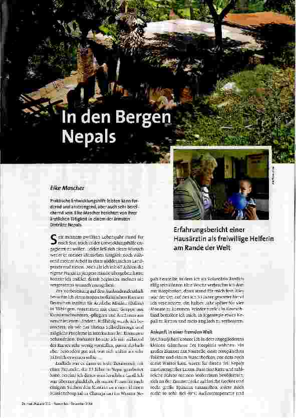 In den Bergen Nepals