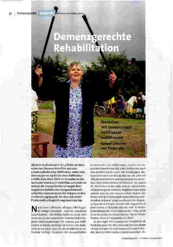 [doc_153930] Demenzgerechte Rehabilitation