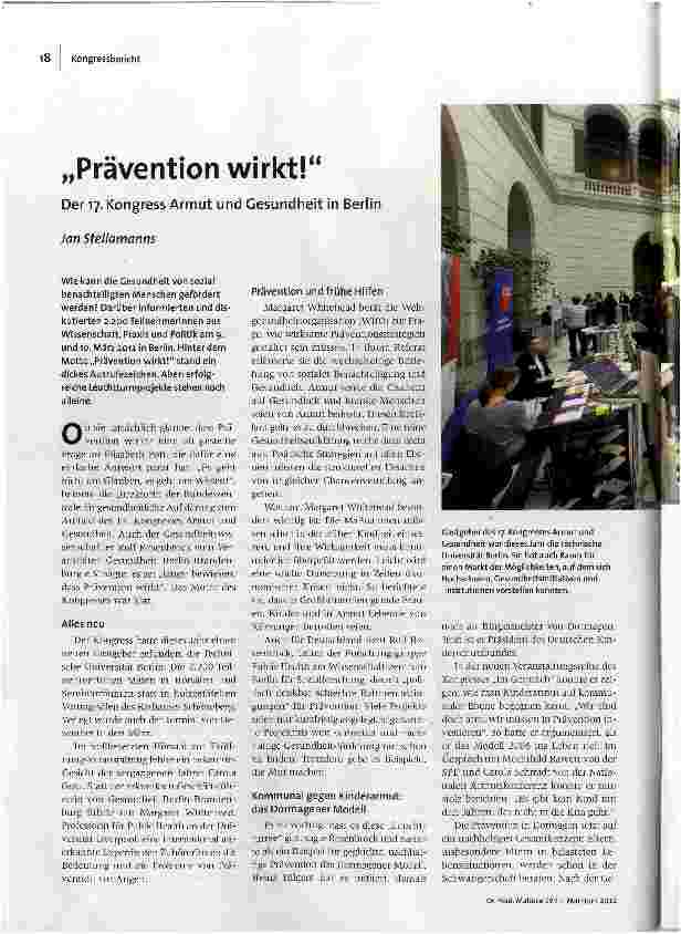 Prävention wirkt!