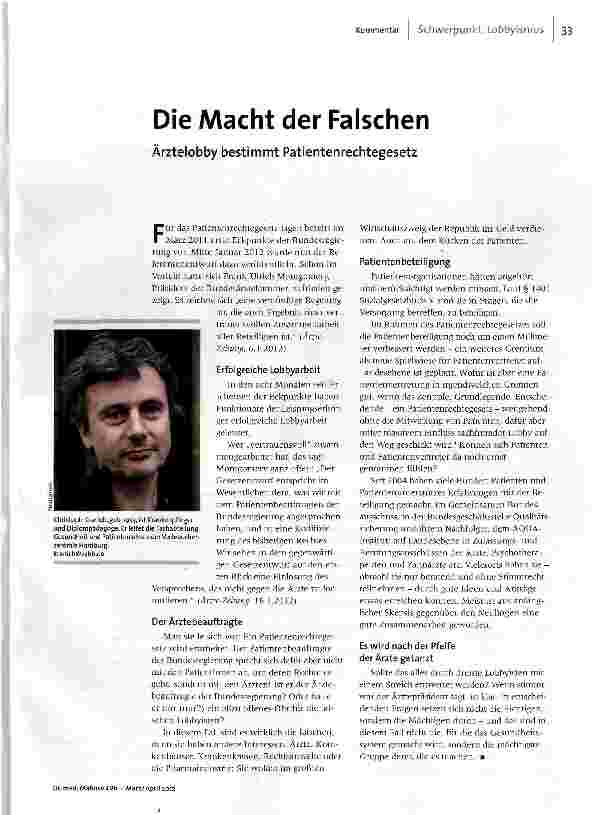 Die Macht der Falschen