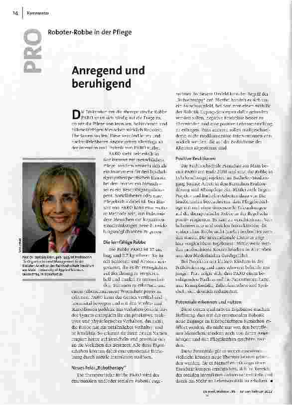 [doc_131597] Roboter-Robbe in der Pflege