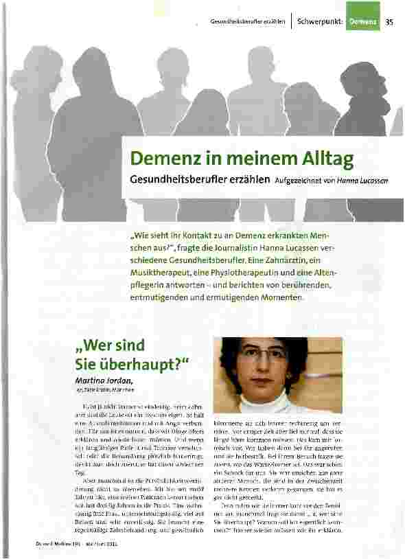 Demenz in meinem Alltag