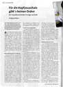 Für die Kopfpauschale gibts keinen Orden