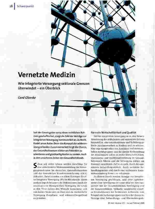 Vernetzte Medizin