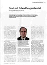 Fonds mit Entwicklungspotenzial