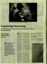 Fragwürdige Bewertung. Zum Gutachten des Wissenschaftsrates über das Medizinstudium in Witten/Herdecke