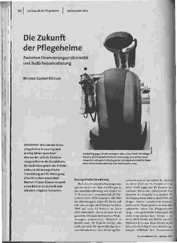 Die Zukunft der Pflegeheime
