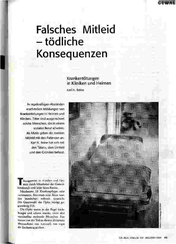 [doc_83555] Falsches Mitleid - tödliche Konsequenzen