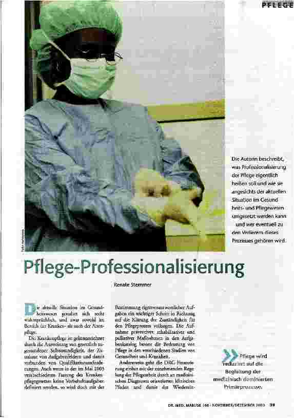 Pflege-Professionalisierung
