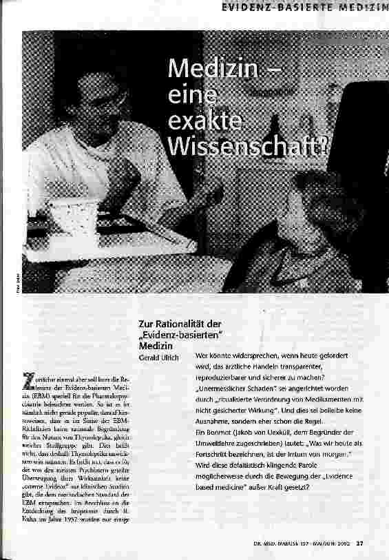 Medizin - eine exakte Wissenschaft