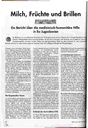 Milch, Früchte und Brillen Ein Bericht über die medizinisch-humanitäre Hilfe in Ex-Jugoslawien