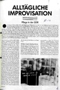 Alltägliche Improvisation Pflege in der DDR