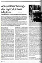 Qualitätssicherung der reproduktiven Medizin
