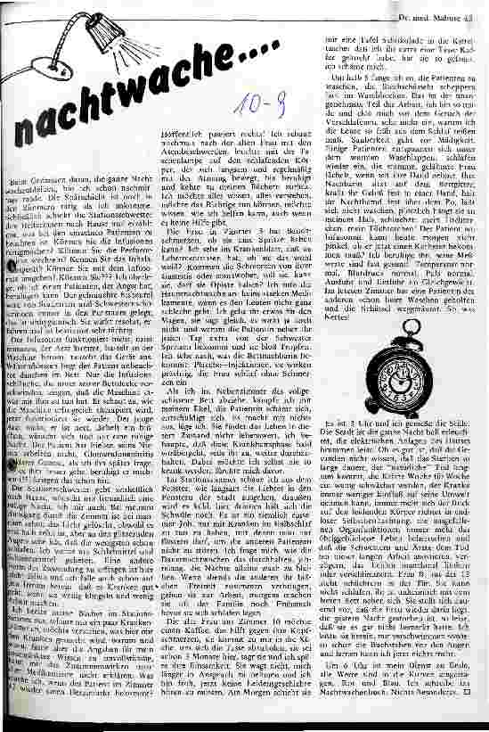 Nachtwache...