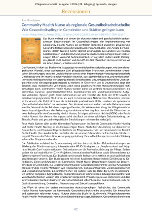 [doc_572022] Rezensionen Community Health Nurse als regionale Gesundheitsdrehscheibe