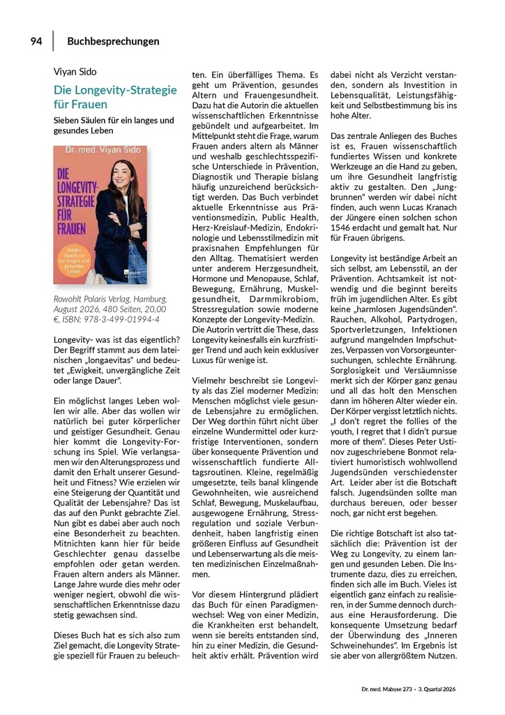 [doc_772524] Buchbesprechungen – Zeitschrift für alle Gesundheitsberufe
