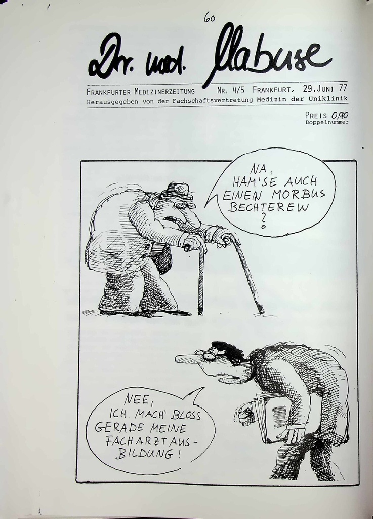 Dr. med. Mabuse Heft 4-5-1977 – Zeitschrift für alle Gesundheitsberufe