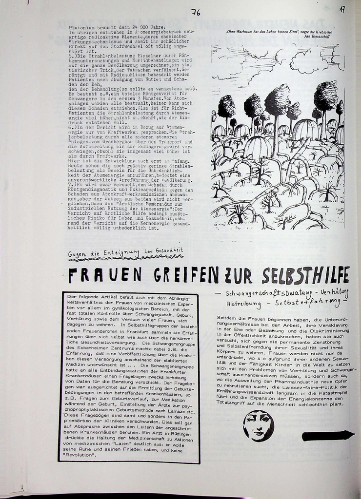 [doc_772891] Frauen greifen zur Selbsthilfe – Zeitschrift für alle Gesundheitsberufe