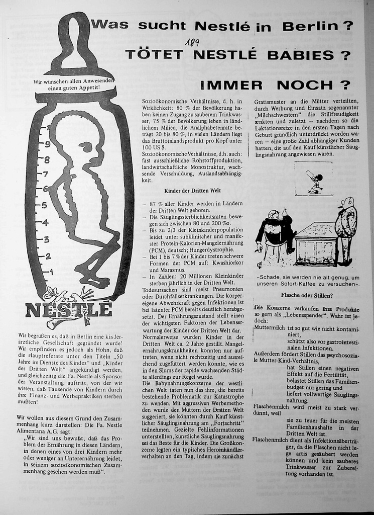 [doc_772966] Was sucht Nestle in Berlin? Tötet Nestle Babies? Immer noch? – Zeitschrift für alle Gesundheitsberufe