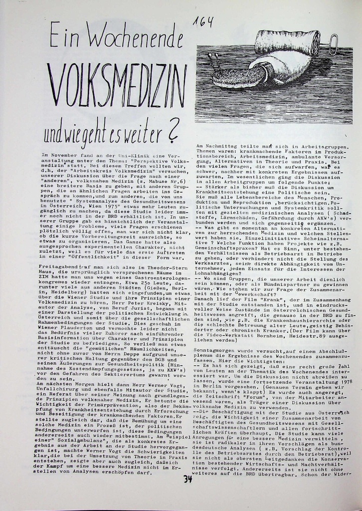 [doc_772957] Ein Wochenende Volksmedizin – und wie geht es weiter? – Zeitschrift für alle Gesundheitsberufe
