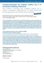 Gruppenschulungen für Diabetes mellitus Typ 2 im Bundesland Salzburg, Österreich. Eine Analyse im Rahmen des „Diabetes mellitus Typ 2: clevere individuelle Unterstützung im Alltag (DM2CUA)“ Forschungsprojekts der Fachhochschule Salzburg