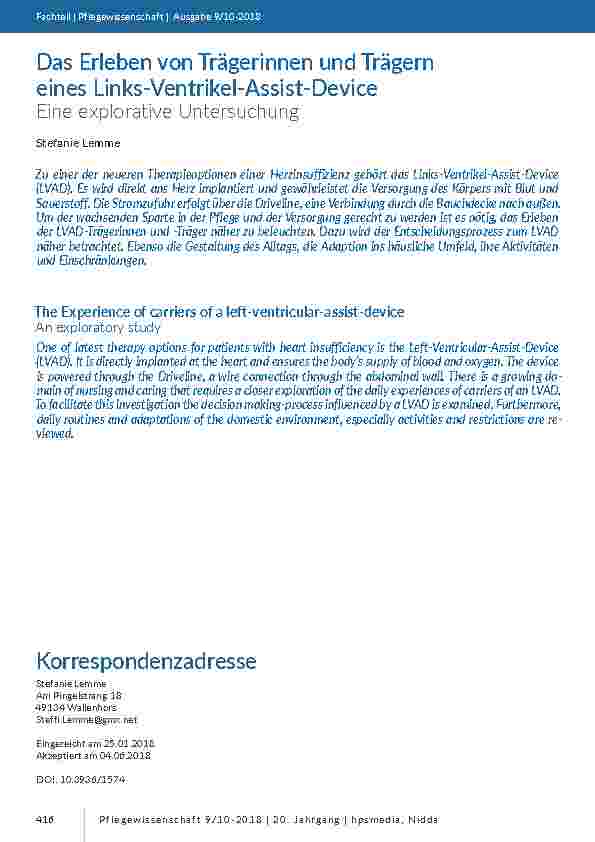 [doc_201715] Das Erleben von Trägerinnen und Trägern eines Links-Ventrikel-Assist-Device.