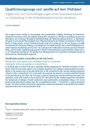 Qualifizierungswege und -profile auf dem Prüfstand. Ergebnisse und Schlussfolgerungen einer Evaluationsstudie zur Ausbildung in der Anästhesietechnischen Assistenz
